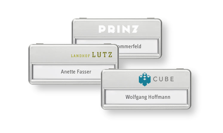 Kunststoff Namensschild P66/2