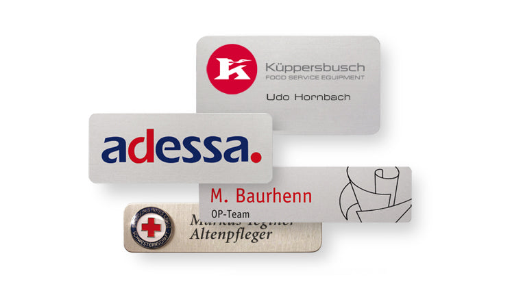 Aluminium Namensschild WP2