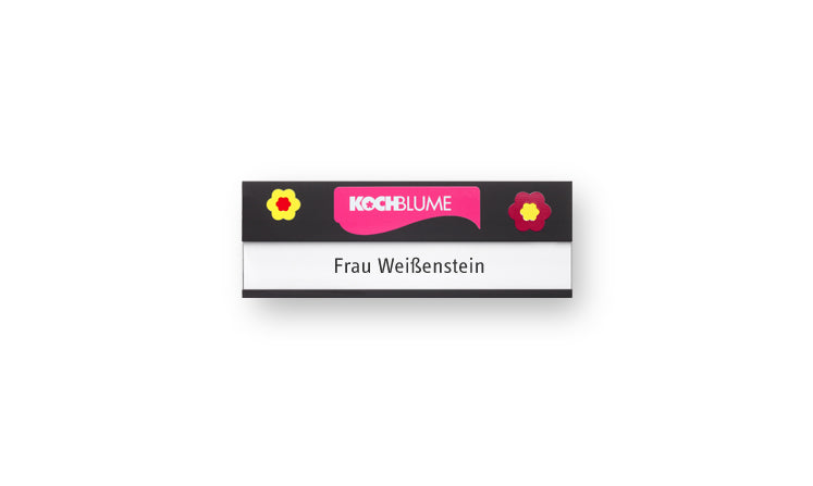 Aluminium Namensschild WP3