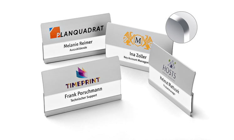 Aluminum name badge WP3RDSW