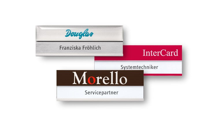 Aluminium Namensschild WP3