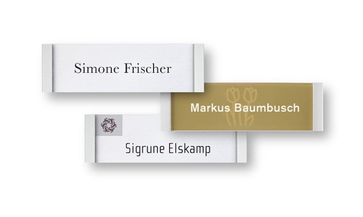 Aluminium  Namensschild WP6