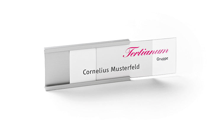 Aluminium  Namensschild WP7